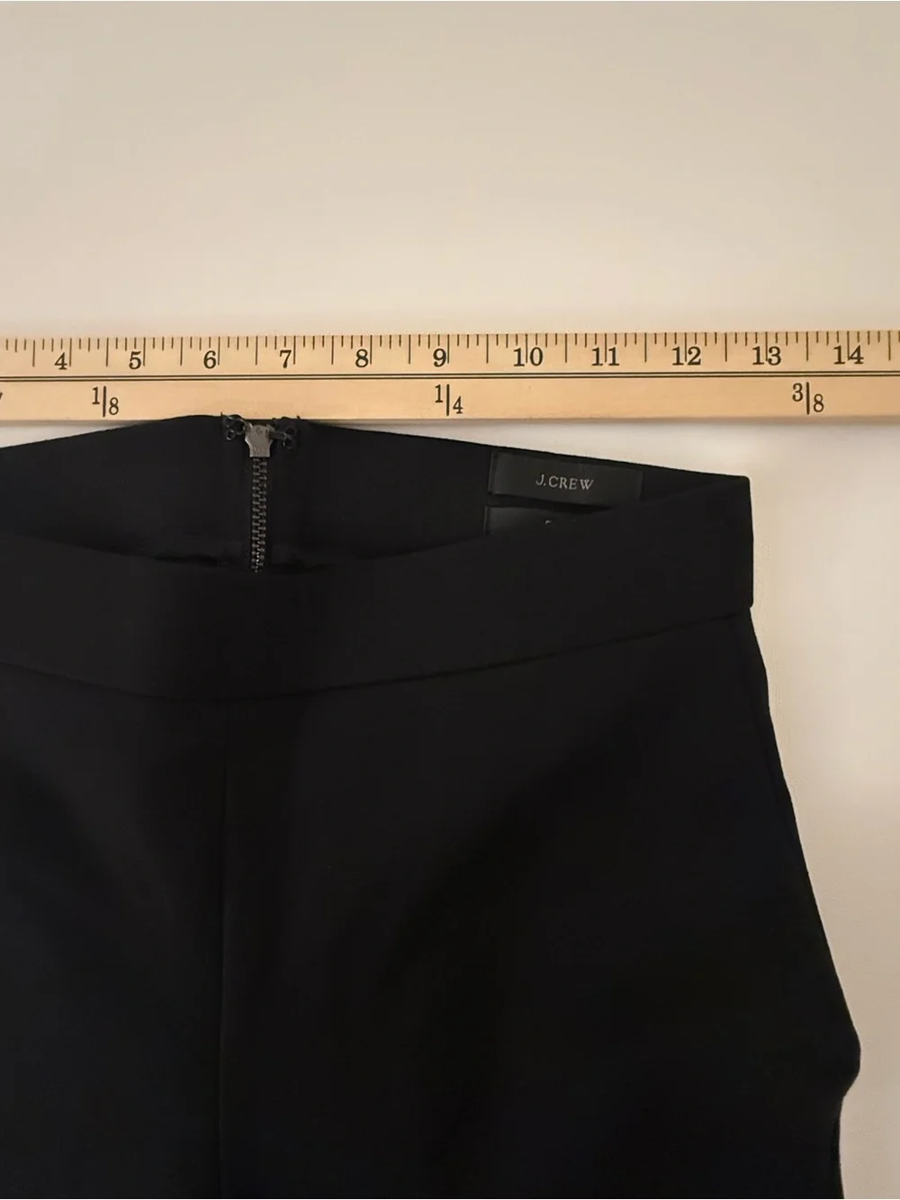 J. Crew Black Cropped Straight-Leg Pants